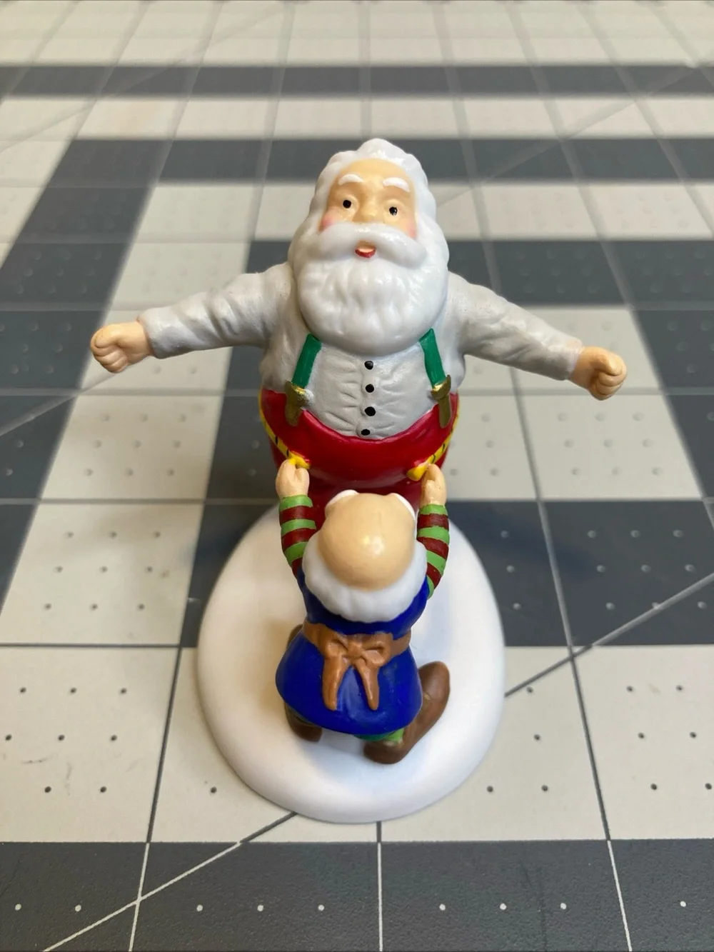 Dept 56 North Pole  Series Just the right size Santa Figurine